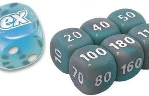 SV Temporal Forces Blue Die w/ Grey & Turquoise (small) Dice