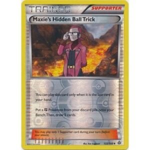 XY Primal Clash 133/160 Maxie's Hidden Ball Trick (Reverse Holo)