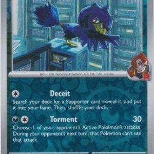 SV Destined Rivals 127/182 Team Rocket's Murkrow (Reverse Holo)