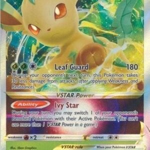 JUMBO Sword & Shield Promo SWSH195 Leafeon VSTAR