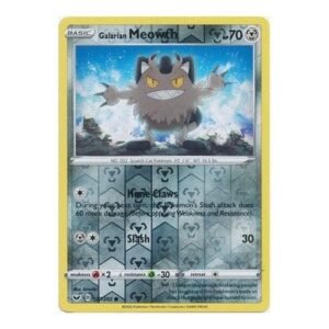 Sword & Shield (Base) 127/202 Galarian Meowth (Reverse Holo)