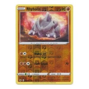 Sword & Shield (Base) 097/202 Rhyhorn (Reverse Holo)