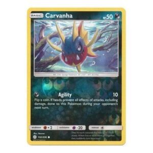 SM Cosmic Eclipse 132/236 Carvanha (Reverse Holo)