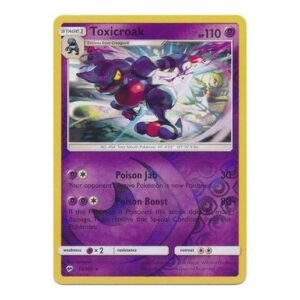 SM Burning Shadows 055/147 Toxicroak (Reverse Holo)