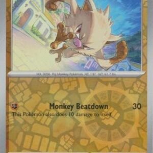 Scarlet & Violet (Base Set) 107/198 Mankey (Reverse Holo)