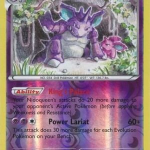 XY Steam Siege 45/114 Nidoking (Reverse Holo)
