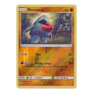 SM Guardians Rising 69/145 Nosepass (Reverse Holo)