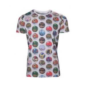 Pokemon - Allover Print Poke Ball T-Shirt