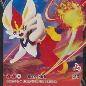 Fusion Strike 043/264 Cinderace V (Cinderace Symbol 60)