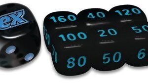 Black Bolt Black w/ Blue Die & Small Black w/ Blue Dice (6)
