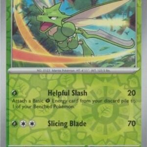 Scarlet & Violet 151 123/165 Scyther (Reverse Holo)