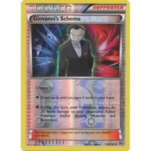 XY Break Through 138/162 Giovanni's Scheme (Reverse Holo)