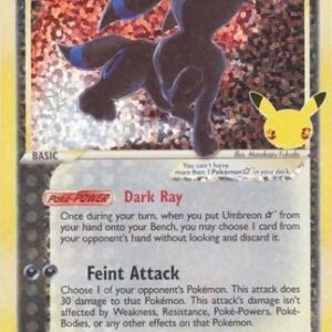 Celebrations Classic Collection 17/17 Umbreon (Gold Star) (Holo)