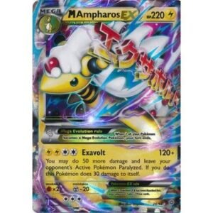 XY Ancient Origins 028/98 M Ampharos EX (Half Art Mega)