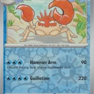 Scarlet & Violet 151 099/165 Kingler (Reverse Holo)