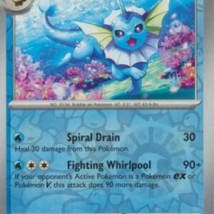 Scarlet & Violet 151 134/165 Vaporeon (Reverse Holo)