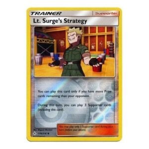SM Unbroken Bonds 178/214 Lt. Surge's Strategy (Reverse Holo)