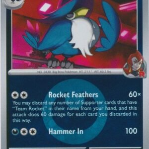 ME Ascended Heroes 127/217 Team Rocket's Honchkrow (Reverse Holo ENERGY SYMBOL)