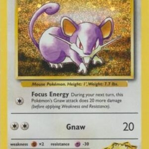 TCG Classic Collection: Blastoise Deck 015/034 Lt. Surge's Rattata (Holo)