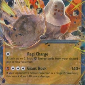 ME Ascended Heroes 107/217 Regirock ex (Half Art)