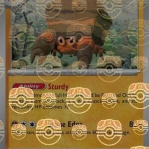 SV Black Bolt 052/086 Crustle (MASTER BALL Reverse Holo)