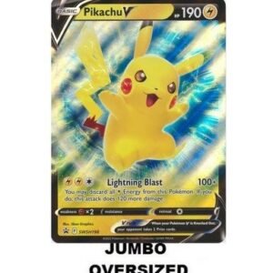 JUMBO Sword & Shield Promo SWSH198 Pikachu V