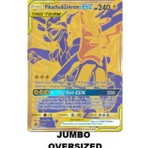 JUMBO Sun & Moon SM248 Pikachu & Zekrom GX (Tag Team)