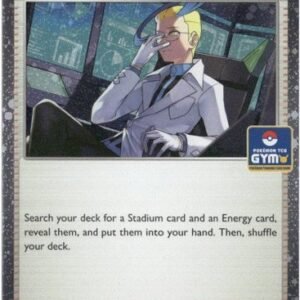 SV Shrouded Fable 057/064 Colress's Tenacity (Gym Stamp Cosmo Holo)