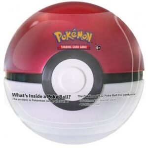Pokemon Poke Ball Tin (Red & White)