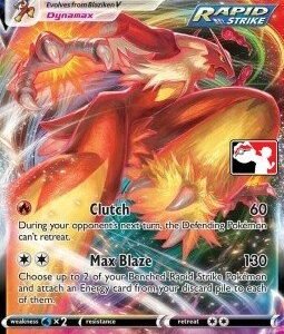 Chilling Reign 021/198 Blaziken VMAX (Prize Pack League Promo)