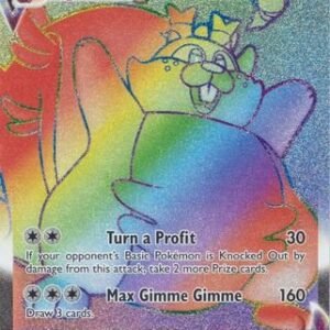 Fusion Strike 272/264 Greedent VMAX (Rainbow Rare)