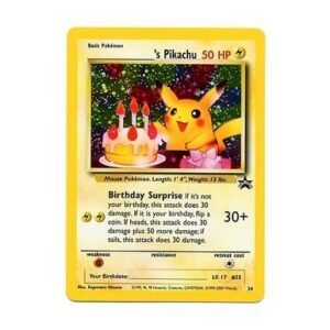 Pokemon Black Star Promo 24 ____'s Pikachu (Birthday Pikachu)