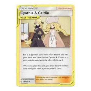 SM Cosmic Eclipse 189/236 Cynthia & Caitlin (Tag Team)