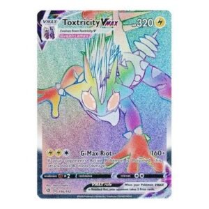 Rebel Clash 196/192 Toxtricity VMAX (Rainbow Rare)