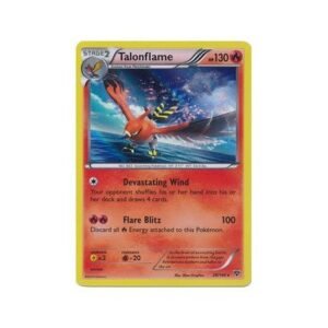 XY Base Set 28/146 Talonflame (Cosmo Holo)