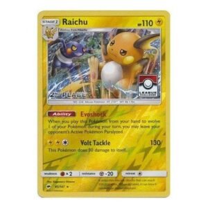 SM Burning Shadows 041/147 Raichu (League Promo 2nd Place)