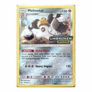 SM Unbroken Bonds 129/214 Melmetal (Cosmo Holo w/ Logo)