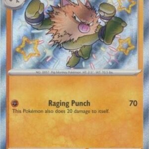 SV Paldean Fates 170/091 Primeape (Holo Shiny)