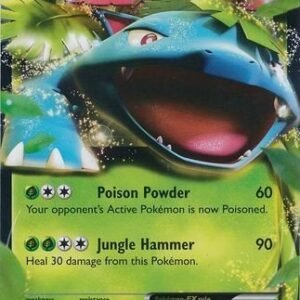 XY Base Set 1/146 Venusaur EX (Half Art)