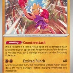 Scarlet & Violet 151 107/165 Hitmonchan