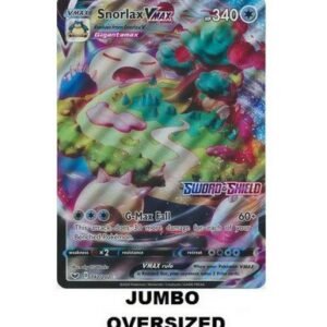 JUMBO Sword & Shield (Base) 142/202 Snorlax VMAX