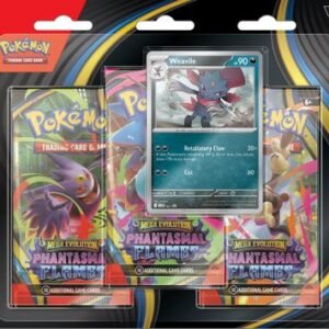 ME Phantasmal Flames 3 Pack Blister Weavile