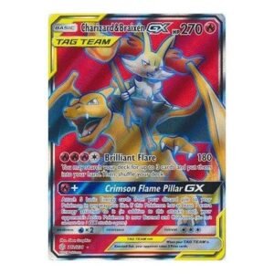 SM Cosmic Eclipse 212/236 Charizard & Braixen GX (Tag Team Full Art)