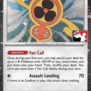 SV Stellar Crown 118/142 Fan Rotom (Prize Pack League Promo Cosmo Holo)