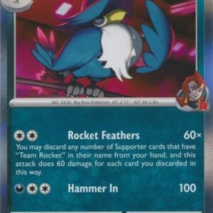 ME Ascended Heroes 127/217 Team Rocket's Honchkrow (Holo)