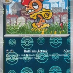 SV White Flare 058/086 Scrafty (POKE BALL Reverse Holo)