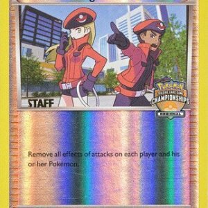 XY Steam Siege 104/114 Pokemon Ranger (League Promo STAFF)