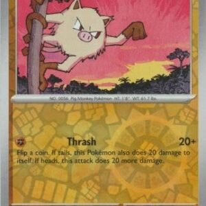 Scarlet & Violet 151 056/165 Mankey (Reverse Holo)