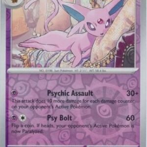 SV Prismatic Evolutions 033/131 Espeon (Reverse Holo)