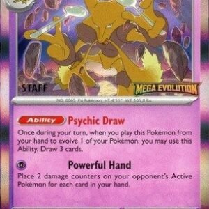 Mega Evolution Promo MEP003 Alakazam (STAFF)